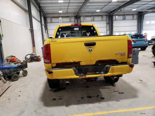 1D7HU18D75J538335 - 2005 DODGE RAM 1500 ST YELLOW photo 6