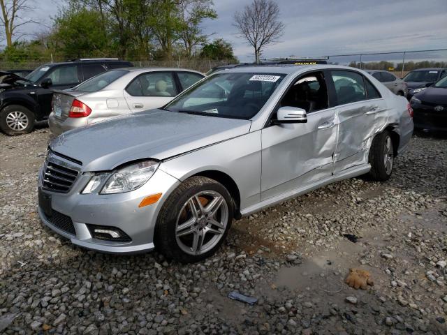 WDDHF9AB1BA375453 - 2011 MERCEDES-BENZ E 550 4MATIC SILVER photo 1