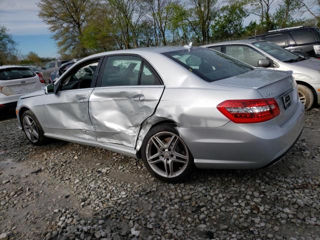 WDDHF9AB1BA375453 - 2011 MERCEDES-BENZ E 550 4MATIC SILVER photo 2