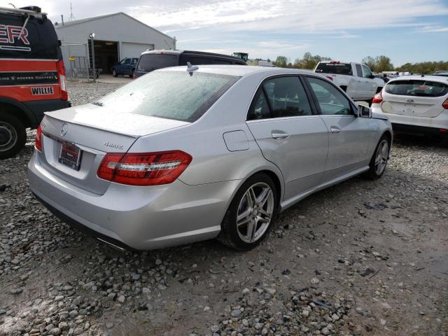 WDDHF9AB1BA375453 - 2011 MERCEDES-BENZ E 550 4MATIC SILVER photo 3