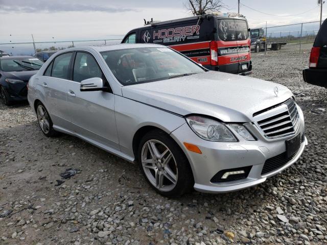 WDDHF9AB1BA375453 - 2011 MERCEDES-BENZ E 550 4MATIC SILVER photo 4