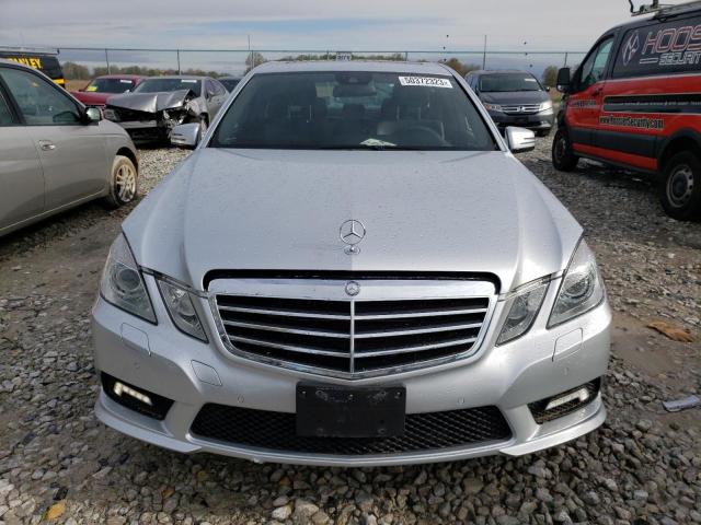 WDDHF9AB1BA375453 - 2011 MERCEDES-BENZ E 550 4MATIC SILVER photo 5