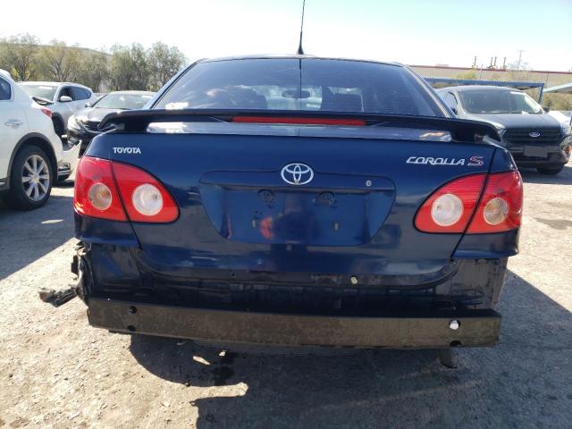 1NXBR30E08Z032488 - 2008 TOYOTA COROLLA CE BLUE photo 6