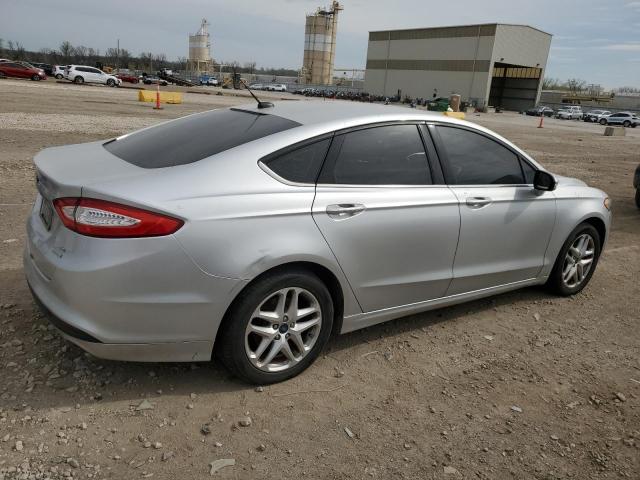 3FA6P0HD5ER291346 - 2014 FORD FUSION SE SILVER photo 3