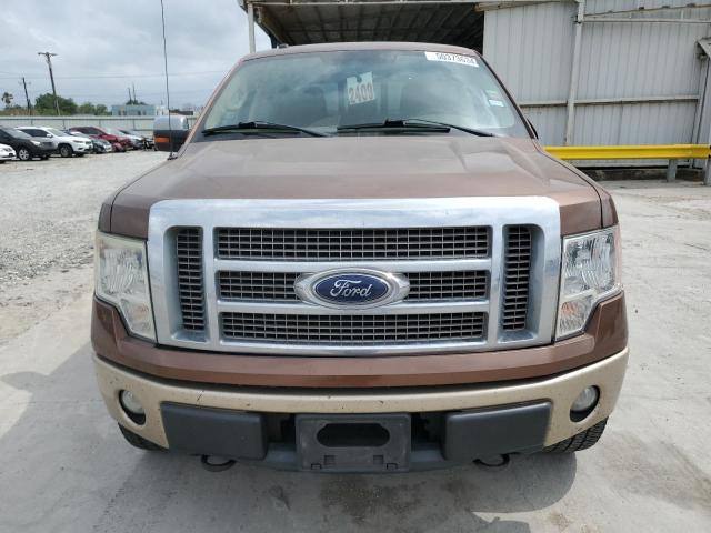 1FTFW1EF5BKD19705 - 2011 FORD F150 SUPERCREW BROWN photo 5