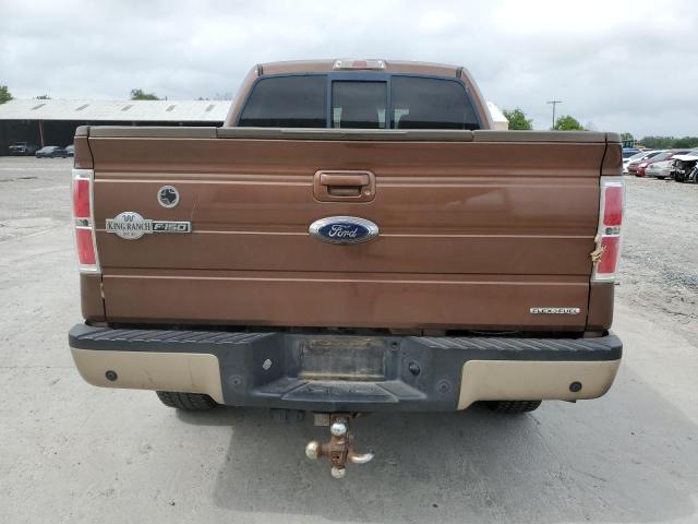 1FTFW1EF5BKD19705 - 2011 FORD F150 SUPERCREW BROWN photo 6