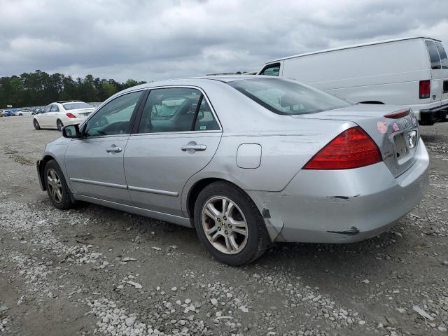 1HGCM56376A180226 - 2006 HONDA ACCORD SE SILVER photo 2