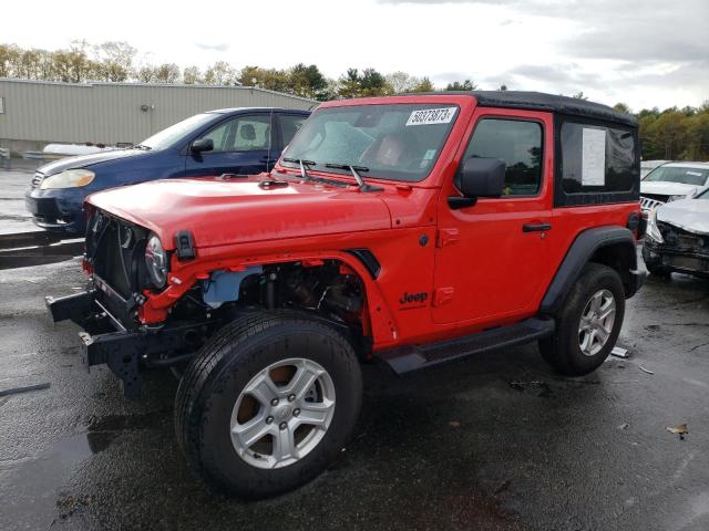 1C4GJXAG2NW154567 - 2022 JEEP WRANGLER SPORT RED photo 1