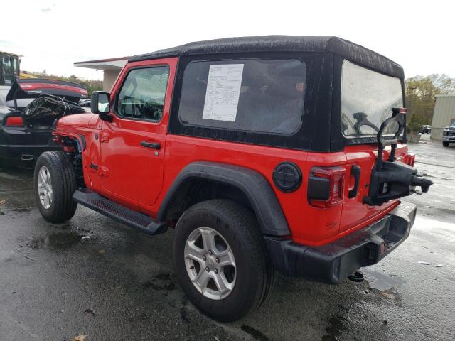 1C4GJXAG2NW154567 - 2022 JEEP WRANGLER SPORT RED photo 2