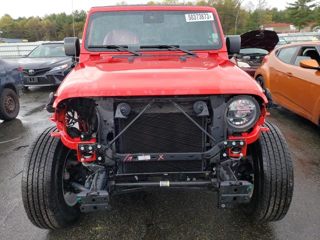 1C4GJXAG2NW154567 - 2022 JEEP WRANGLER SPORT RED photo 5