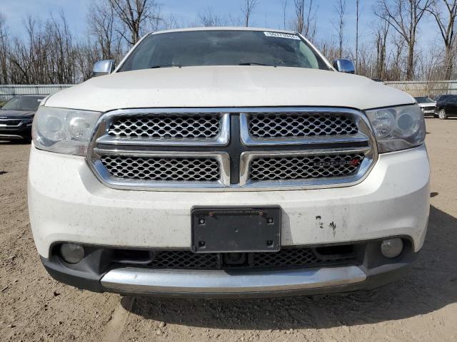 1C4RDJEG7CC330745 - 2012 DODGE DURANGO CITADEL WHITE photo 5