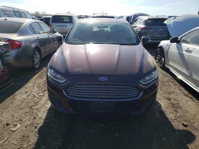 3FA6P0LU1DR278129 - 2013 FORD FUSION SE HYBRID BURGUNDY photo 5