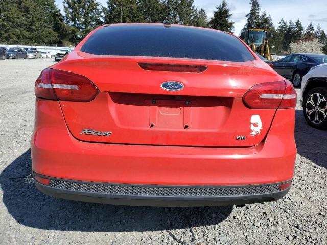 1FADP3F29FL232682 - 2015 FORD FOCUS SE RED photo 6