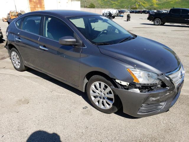 3N1AB7AP2FL651115 - 2015 NISSAN SENTRA S GRAY photo 4