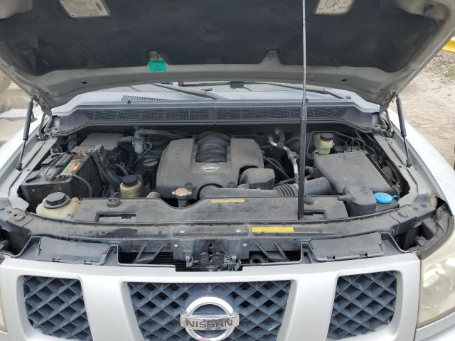 1N6BA06A85N576805 - 2005 NISSAN TITAN XE SILVER photo 11