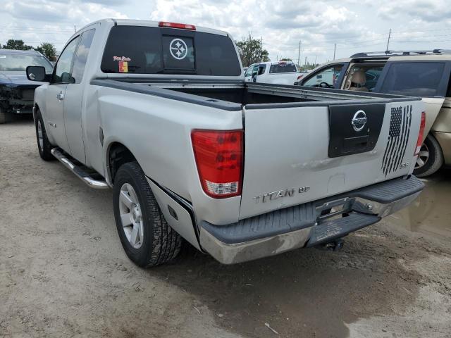 1N6BA06A85N576805 - 2005 NISSAN TITAN XE SILVER photo 2