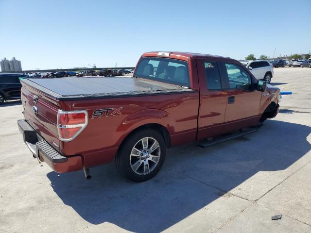 1FTEX1CM7EKE46504 - 2014 FORD F150 SUPER CAB RED photo 3