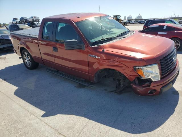 1FTEX1CM7EKE46504 - 2014 FORD F150 SUPER CAB RED photo 4