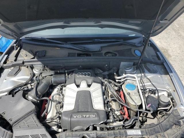 WAUCGAFH9BN006281 - 2011 AUDI S5 PREMIUM PLUS ნაცრისფერი ფოტო 11