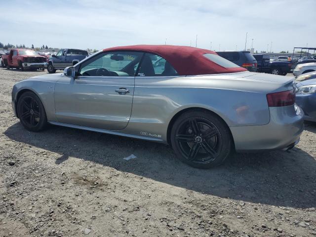 WAUCGAFH9BN006281 - 2011 AUDI S5 PREMIUM PLUS ნაცრისფერი ფოტო 2