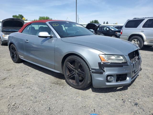 WAUCGAFH9BN006281 - 2011 AUDI S5 PREMIUM PLUS ნაცრისფერი ფოტო 4
