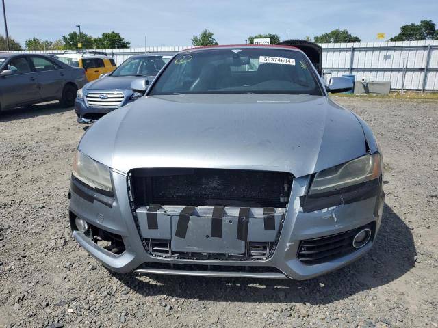 WAUCGAFH9BN006281 - 2011 AUDI S5 PREMIUM PLUS ნაცრისფერი ფოტო 5