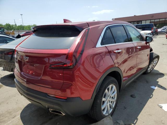 1GYAZAR46NF116968 - 2022 CADILLAC XT4 LUXURY RED photo 3