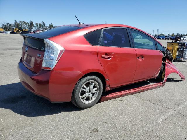 JTDKN3DU9A0006163 - 2010 TOYOTA PRIUS RED photo 3