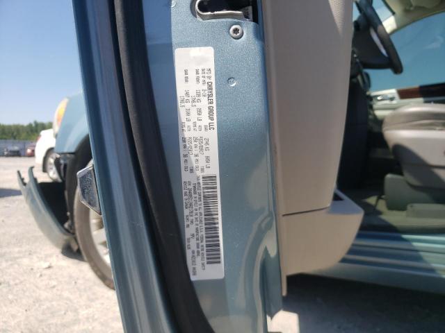 2A4RR5D12AR217810 - 2010 CHRYSLER TOWN & COU TOURING 蓝色 照片 10