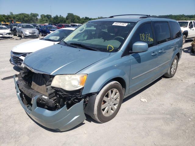 2A4RR5D12AR217810 - 2010 CHRYSLER TOWN & COU TOURING 蓝色 照片 2