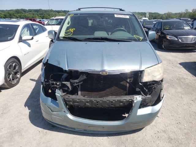 2A4RR5D12AR217810 - 2010 CHRYSLER TOWN & COU TOURING 蓝色 照片 9