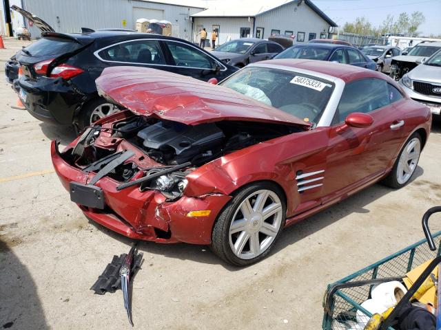 1C3AN69L14X018305 - 2004 CHRYSLER CROSSFIRE LIMITED RED photo 1