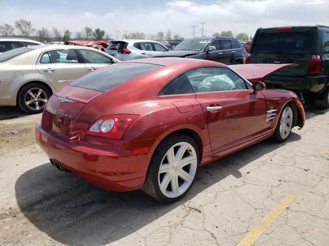 1C3AN69L14X018305 - 2004 CHRYSLER CROSSFIRE LIMITED RED photo 3