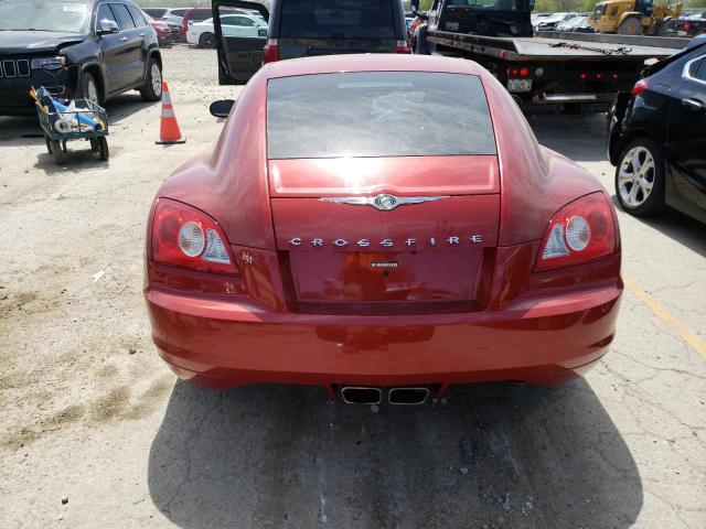 1C3AN69L14X018305 - 2004 CHRYSLER CROSSFIRE LIMITED RED photo 6