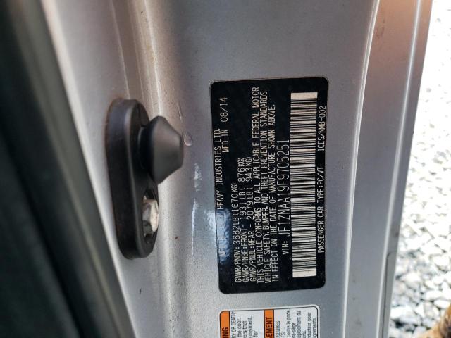 JF1ZNAA19F9705251 - 2015 TOYOTA SCION FR-S SILVER photo 12