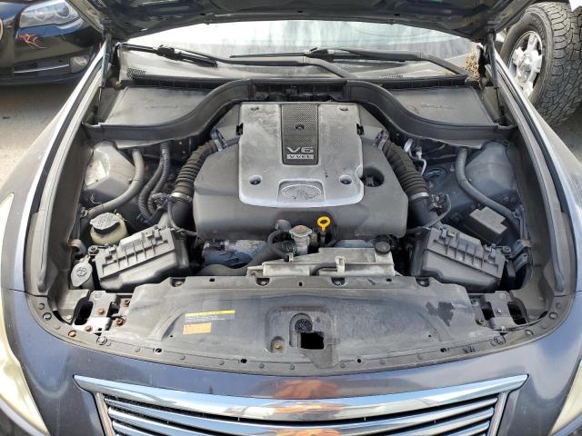 JN1CV6AP7AM403368 - 2010 INFINITI G37 BASE GRAY photo 11