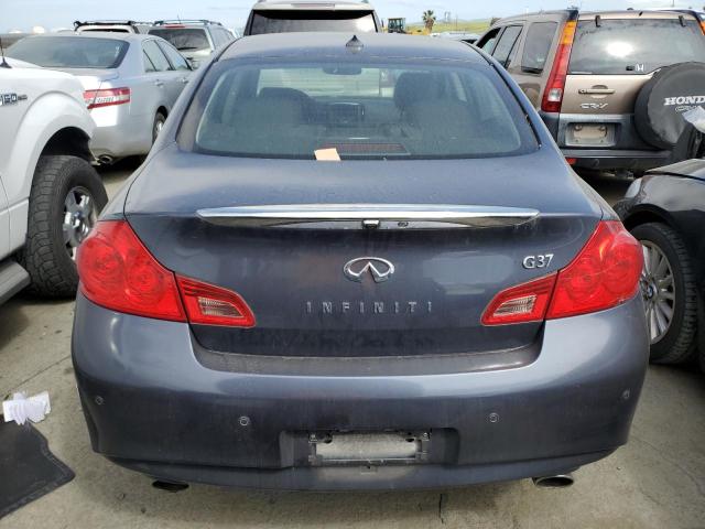 JN1CV6AP7AM403368 - 2010 INFINITI G37 BASE GRAY photo 6