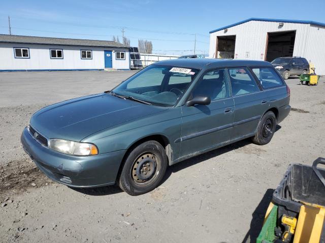 4S3BK4355T7312666 - 1996 SUBARU LEGACY L GREEN photo 1