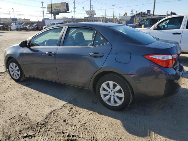 5YFBURHE7FP251291 - 2015 TOYOTA COROLLA L GRAY photo 2