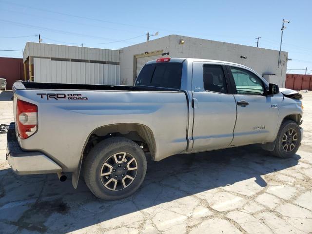 5TFRY5F18EX155133 - 2014 TOYOTA TUNDRA DOUBLE CAB SR/SR5 SILVER photo 3