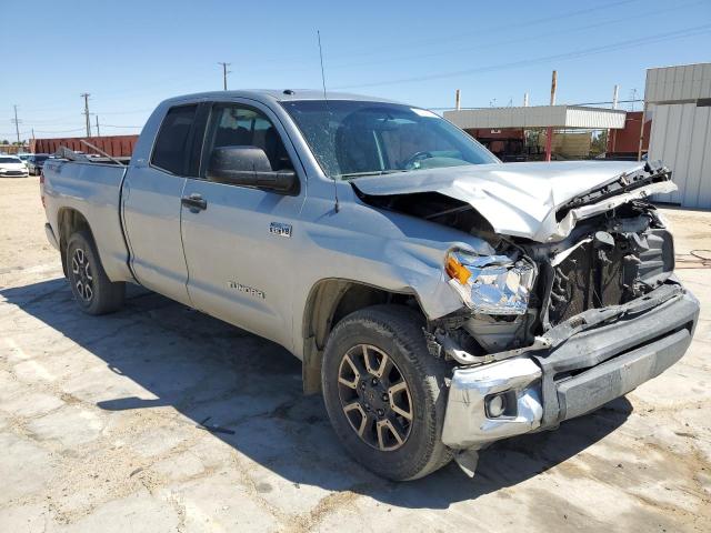 5TFRY5F18EX155133 - 2014 TOYOTA TUNDRA DOUBLE CAB SR/SR5 SILVER photo 4