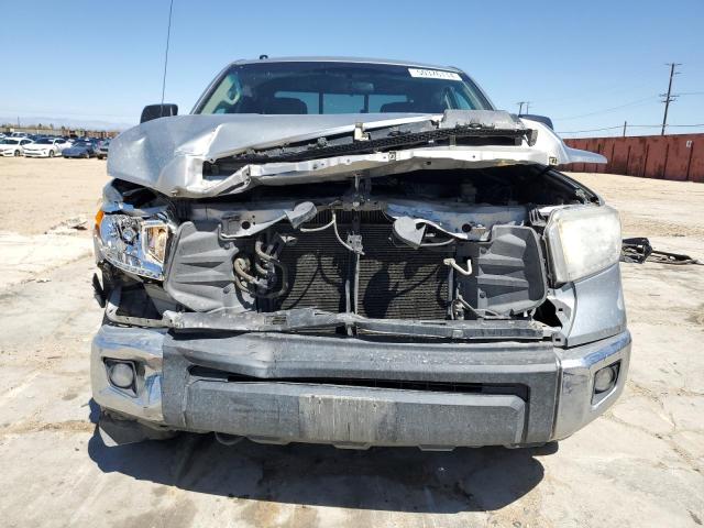 5TFRY5F18EX155133 - 2014 TOYOTA TUNDRA DOUBLE CAB SR/SR5 SILVER photo 5