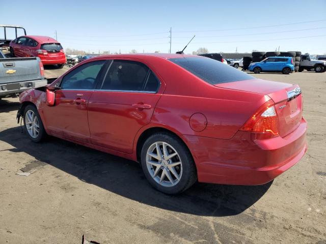 3FAHP0JA8CR263997 - 2012 FORD FUSION SEL RED photo 2