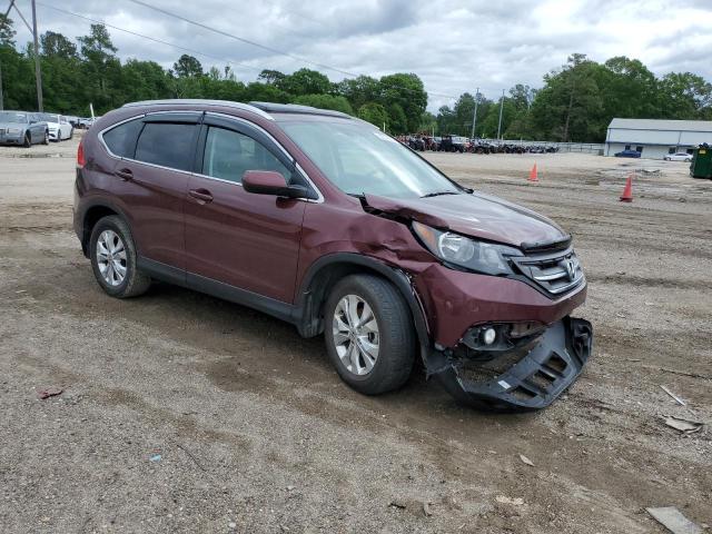 5J6RM3H79EL043184 - 2014 HONDA CR-V EXL BURGUNDY photo 4