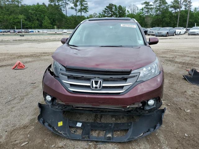 5J6RM3H79EL043184 - 2014 HONDA CR-V EXL BURGUNDY photo 5