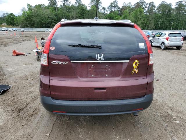 5J6RM3H79EL043184 - 2014 HONDA CR-V EXL BURGUNDY photo 6