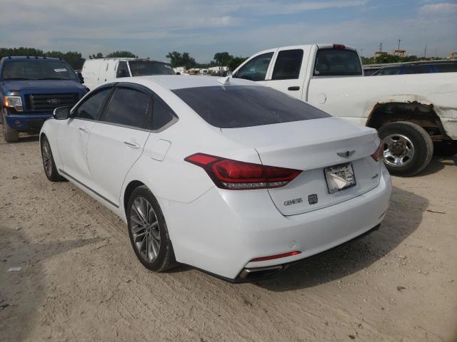 KMHGN4JE6FU076871 - 2015 HYUNDAI GENESIS 3.8L WHITE photo 3