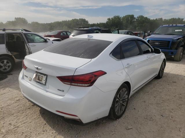 KMHGN4JE6FU076871 - 2015 HYUNDAI GENESIS 3.8L WHITE photo 4