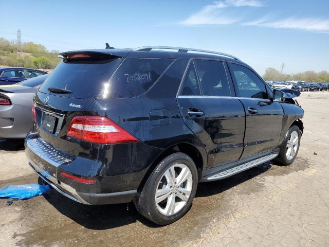 4JGDA5HB7FA584865 - 2015 MERCEDES-BENZ ML 350 4MATIC BLACK photo 3