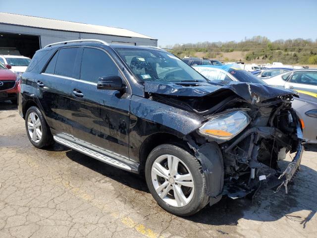 4JGDA5HB7FA584865 - 2015 MERCEDES-BENZ ML 350 4MATIC BLACK photo 4